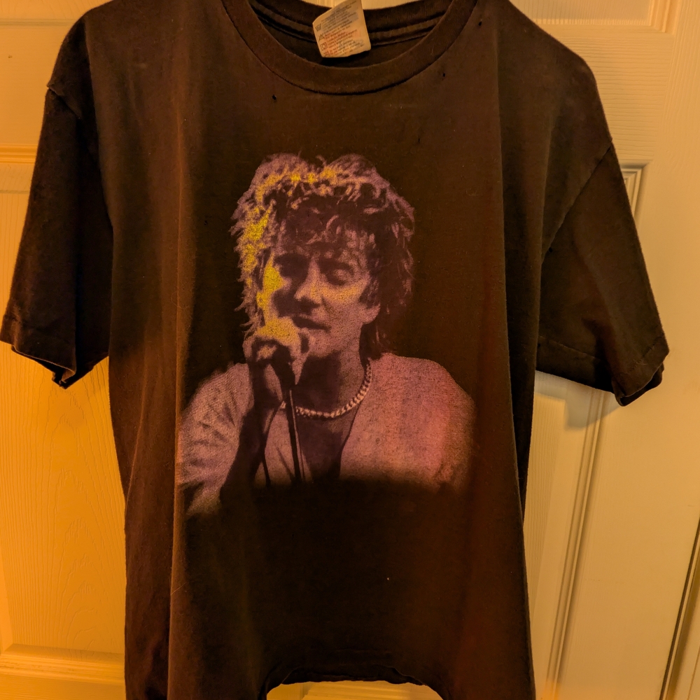 Vintage Rod Stewart T-shirt From Concert Single Stitched